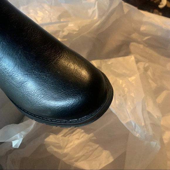 Natural Soul Blair Black Tall Ridding Boot Comfort - Picture 6 of 8